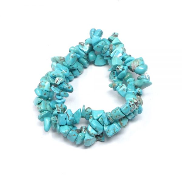 Turquenite Three Strand Chip Bracelet All Crystal Jewelry bracelet