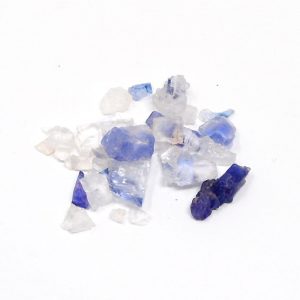 Blue & Clear Halite Crystals Raw Crystals blue halite