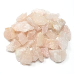 Rose Quartz sm raw 16oz All Raw Crystals bulk rose quartz