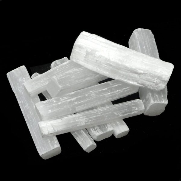 Selenite 3 inch sticks 10pc All Raw Crystals bulk selenite