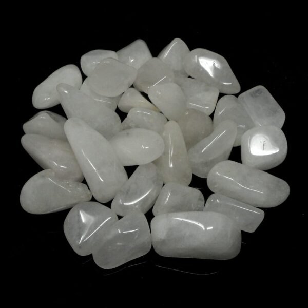 Snow Quartz lg 16oz tumbled All Tumbled Stones bulk quartz