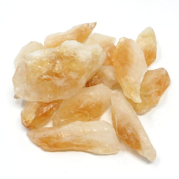 Citrine Points lg 16oz All Raw Crystals bulk citrine
