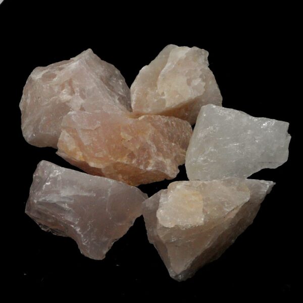Rose Quartz raw lg 16oz All Raw Crystals bulk rose quartz