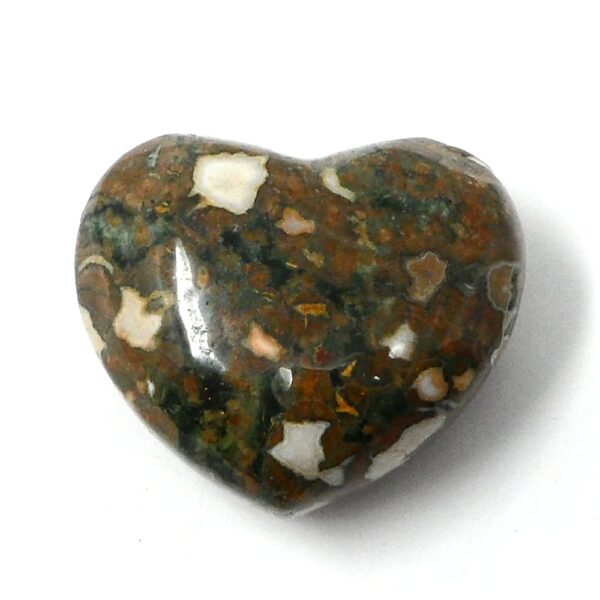 Rhyolite Puffy Heart 45mm All Polished Crystals crystal heart