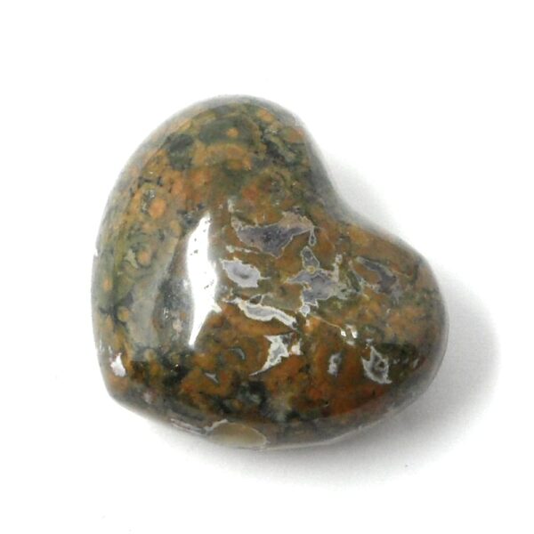 Rhyolite Puffy Heart 45mm All Polished Crystals crystal heart