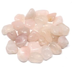 Rose Quartz tumbled lg 16oz All Tumbled Stones bulk rose quartz