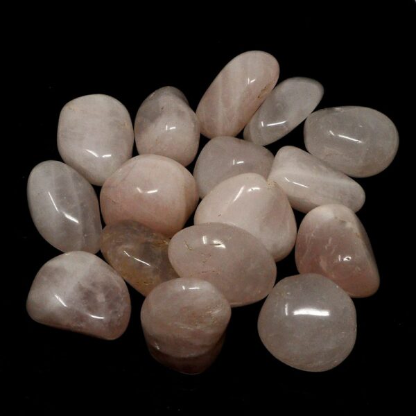 Rose Quartz xl 16oz All Tumbled Stones bulk rose quartz