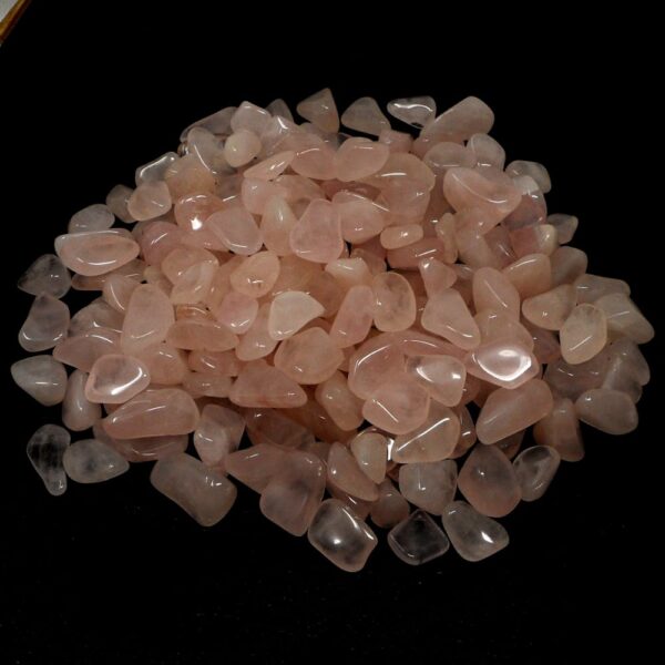 Rose Quartz xs tumbled 16oz All Tumbled Stones bulk pink quartz