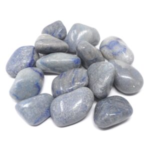 Blue Quartz tumbled lg/xl 16oz All Tumbled Stones blue quartz