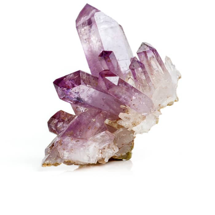 raw amethyst crystals mineral specimens